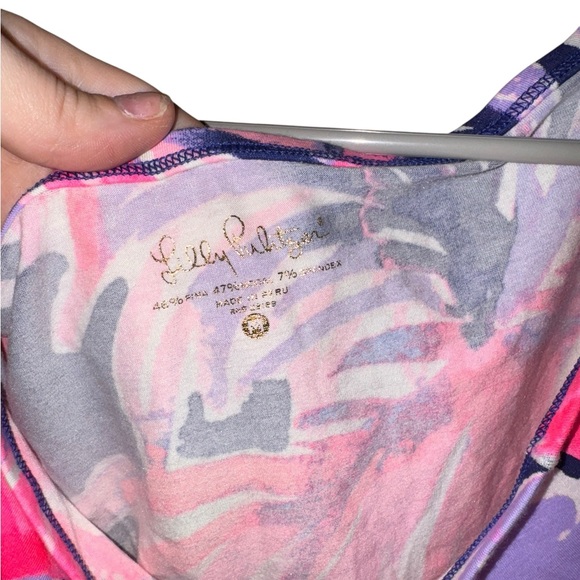 NWT Lilly Pulitzer Audelia Off Shoulder True Blue Top - Picture 6 of 7